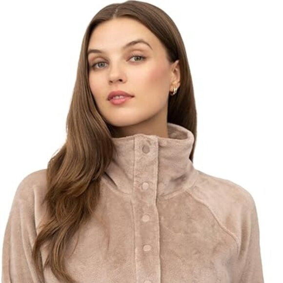 Yogalicious Sweater Women's Small Antler Double Butter Santa Monica Pullover - Picture 1 of 6